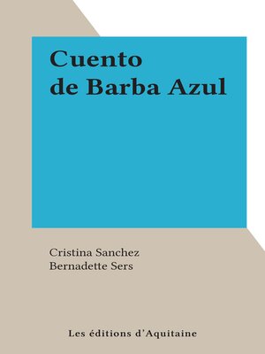 cover image of Cuento de Barba Azul